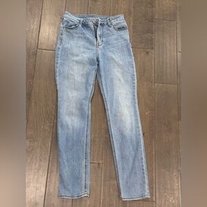 Women's high rise straight leg Old Navy Blue Jeans